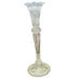 Vintage Clear Cut Glass Taper Candlestick Holder