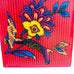 Vintage Georges Briard Wooden Charcuterie Fruits Cheese Floral Tile Board Tray