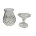 Gorham Crystal King Edward Hurricane Fairy Lamp Candle Holder