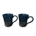 Vintage Toki Japan Art  Pottery Mug -Set of 2