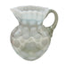 Vintage Fenton Art Glass Opalescent Large Dot Ruffled Pitcher