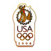 Disneyland Resort WDW USA Olympics Logo 2004 Pluto Disney Pin
