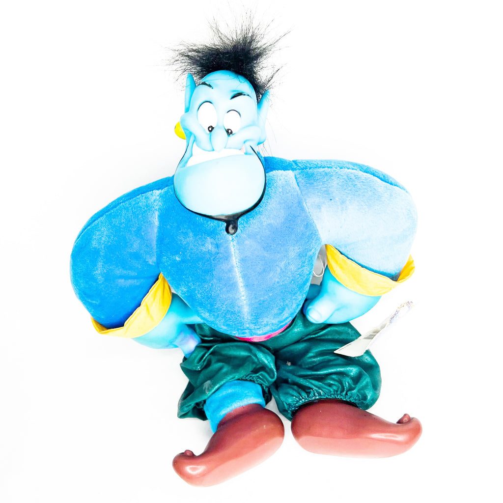 Disneyland Walt Disney World Aladdin Genie Rubber Solid Head Plush Doll