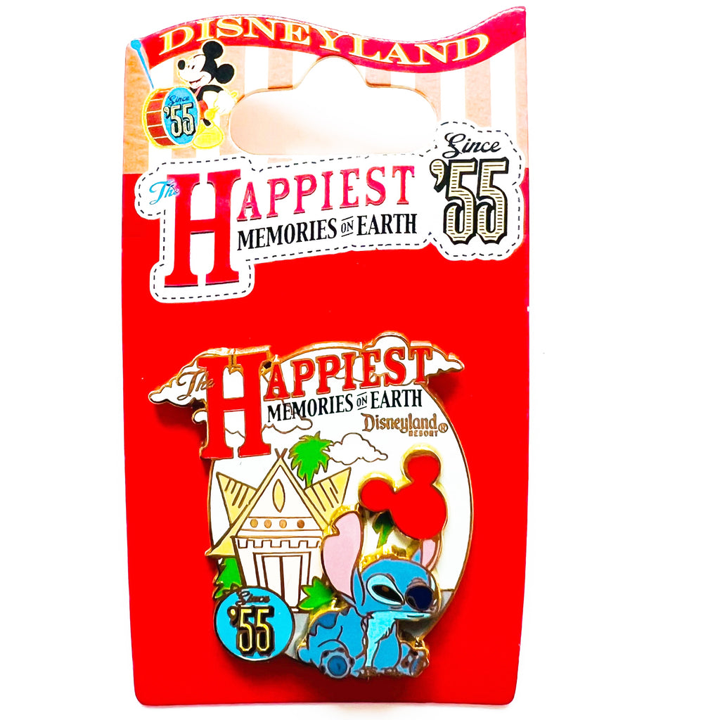 Disneyland Happiest Memories on Earth Collection Since 55 Stitch First Release Pin