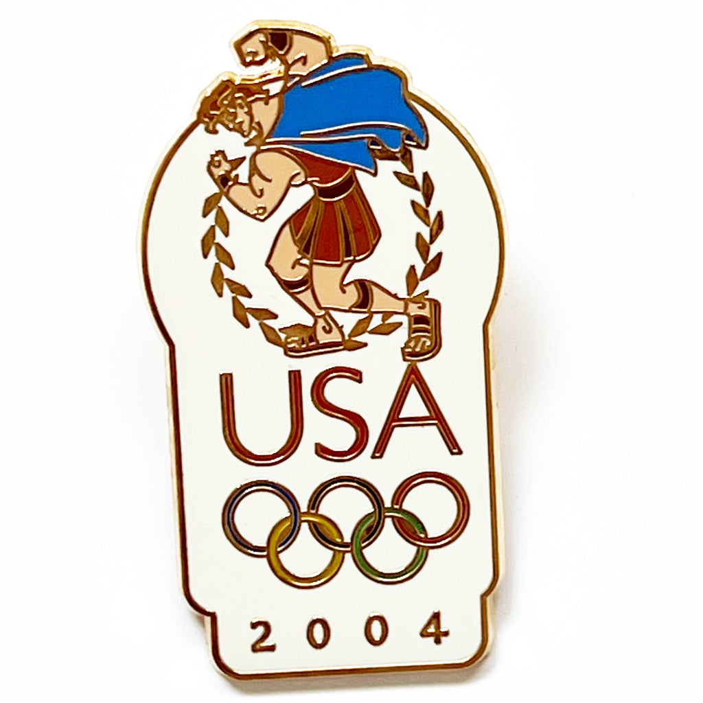 Disneyland Resort 2004 USA Olympics Hercules Olympic Rings Logo Pin