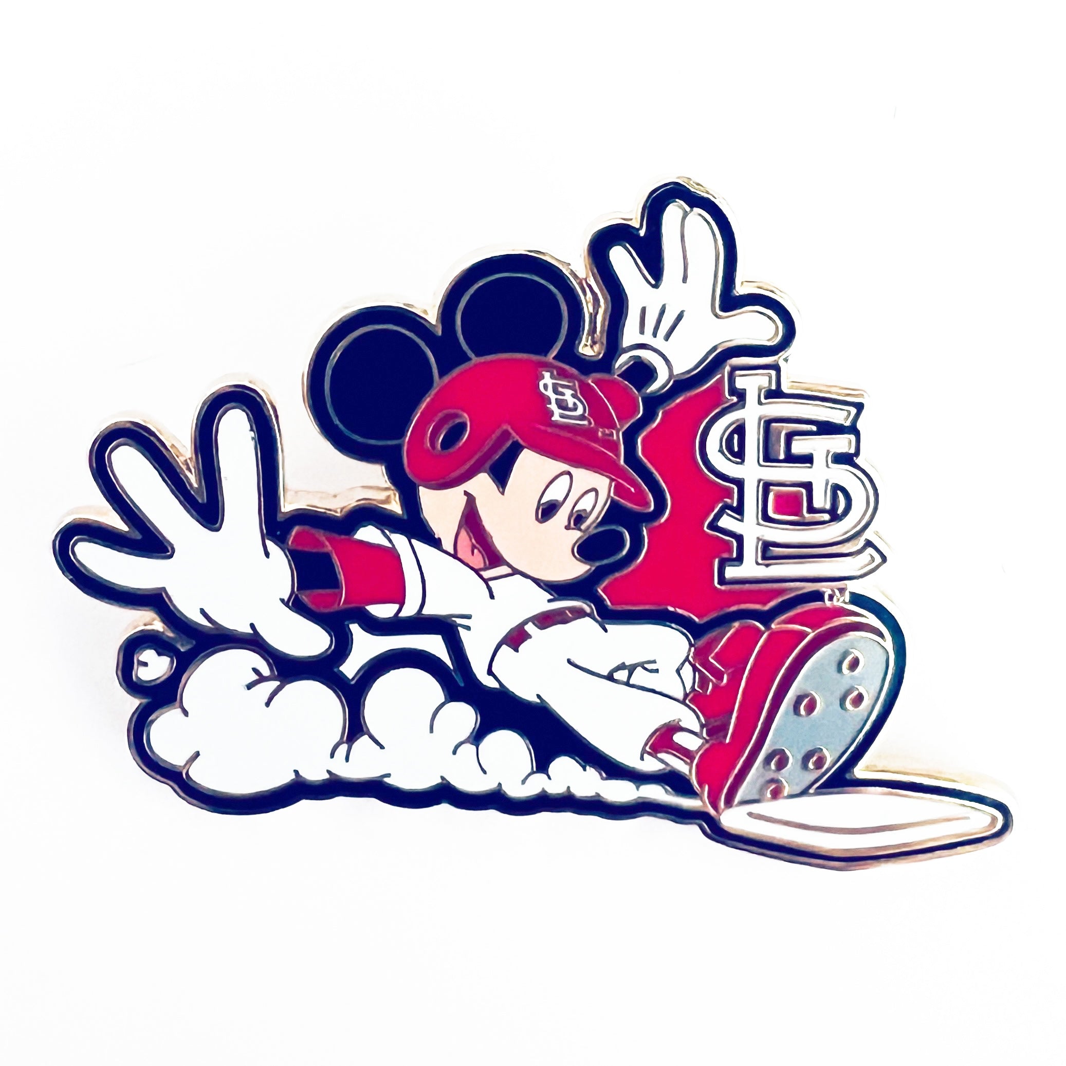 Disney Mickey Mouse Baseball Player St. Louis Cardinals Pin – The Stand  Alone