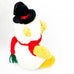 Vintage Disney 2002 Winnie The Pooh Snowman Christmas Holiday Beanie Plush