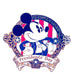 Disney President's Day 2010 American Flag USA United States Patriot Mickey Mouse Pin