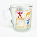 Vintage McDonald 1984 Los Angeles Summer Olympics Games Glass Coffee Mug Cup