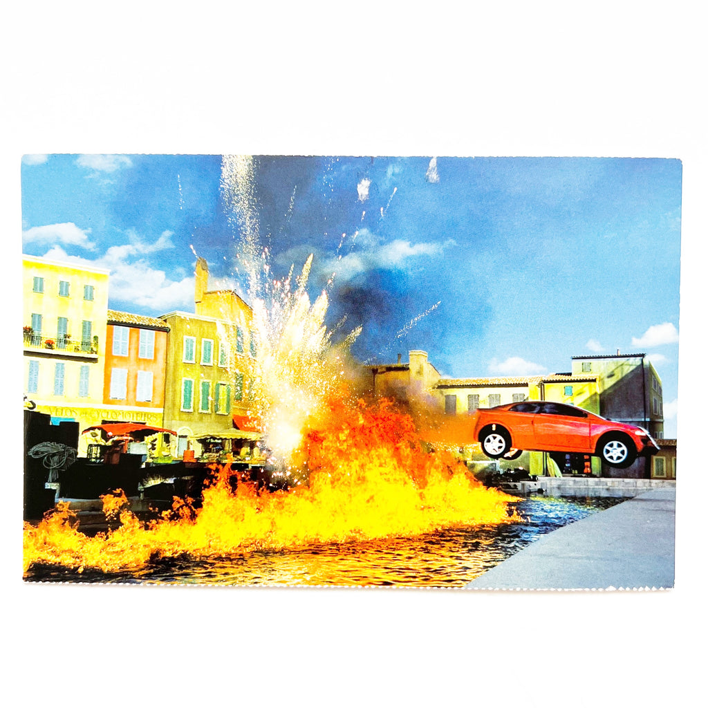 Disney Hollywood Studios Lights Motors Action! Extreme Stunt Show Souvenir Postcard