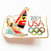 Disney DLR USA Olympics 2004 Logo Goofy Mickey Mouse Cast Members Only Limited Edition Pin