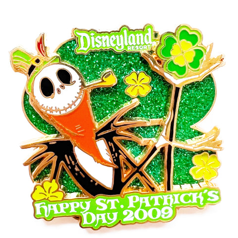 Disneyland Nightmare Happy St. Patrick's Day Jack Skellington LE 1000 Pin