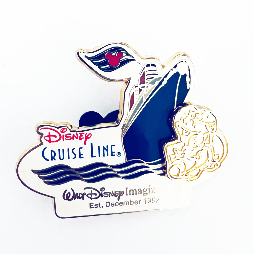 Disney WDI Imagineering 50th Anniversary Cruise Line DCL Gold Ship Limited Edition 1500 Pin