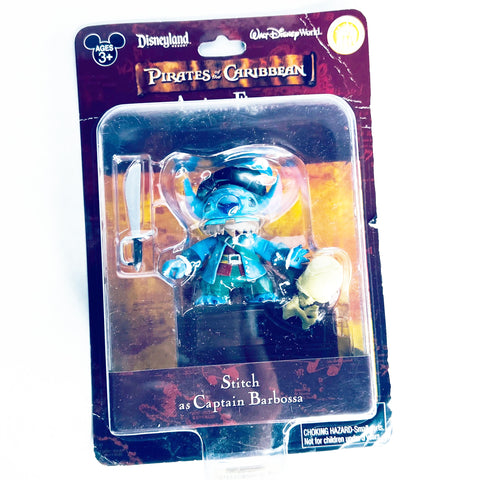 Disneyland Pirates of the Caribbean Stitch as Captain Barbossa Action Figure