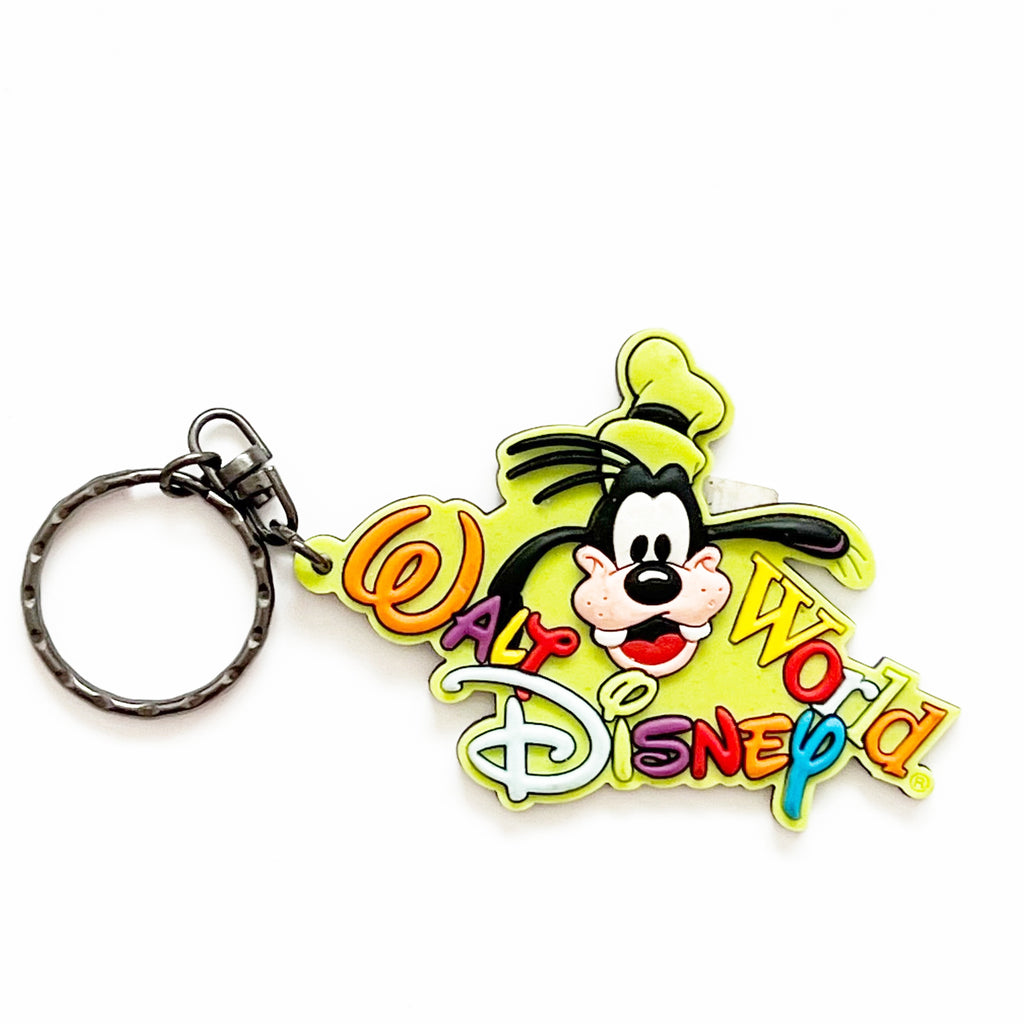 Walt World Disney Souvenir 2" Goofy Walt PVC Keychain