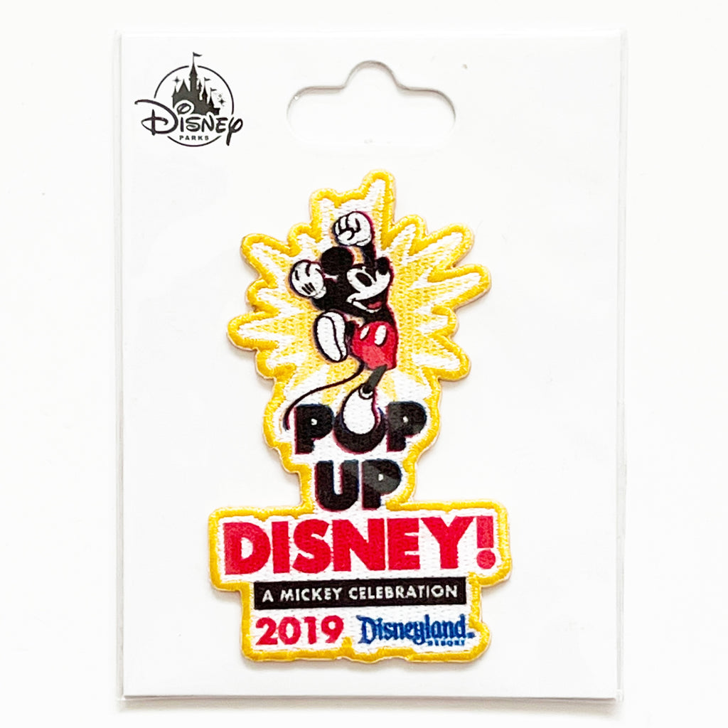 Disneyland Resort Pop Up Disney Mickey Mouse 2019 Patch