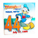 Disneyland Resort 44 Year Anniversary 1999 Donald Duck Pinback Button