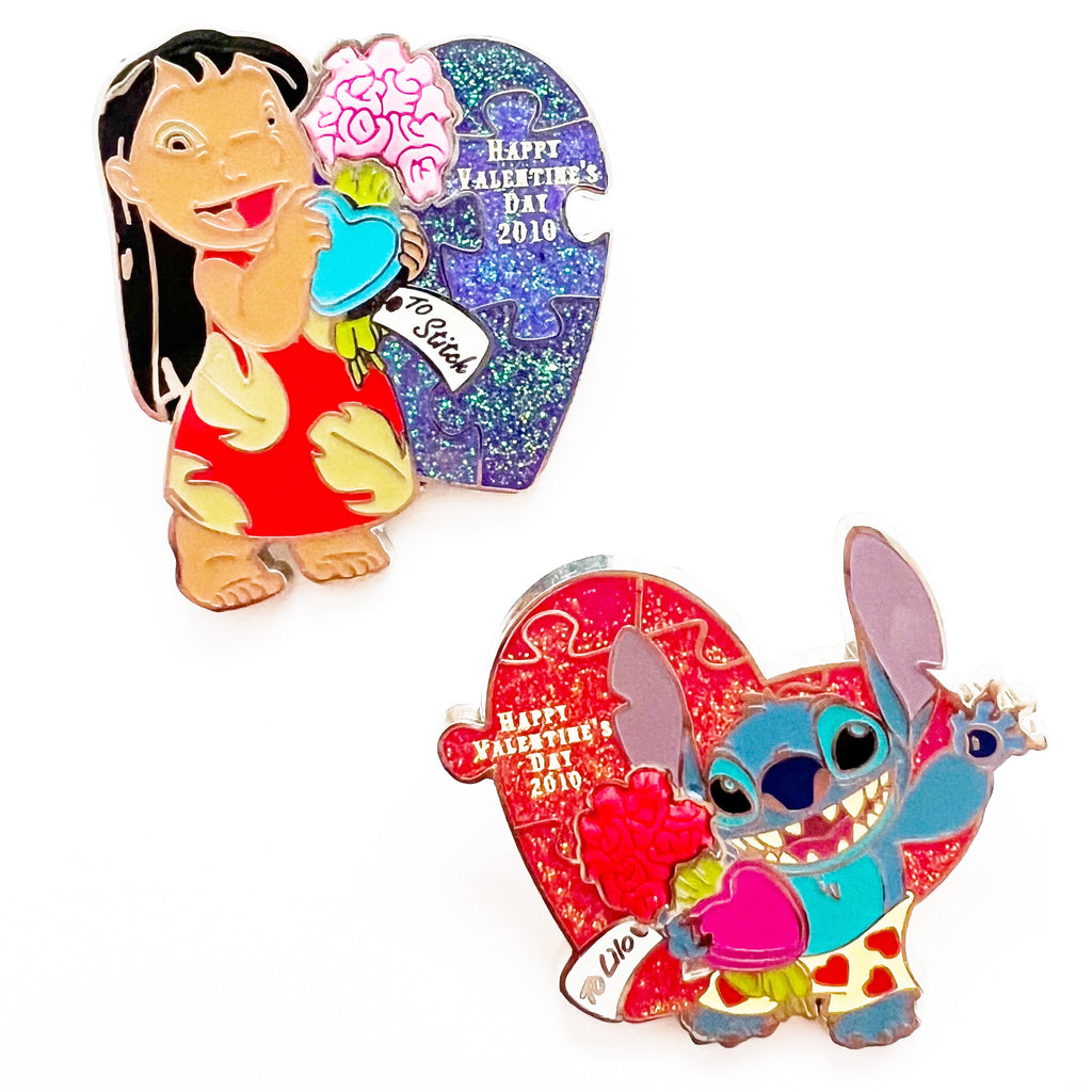 Disney Valentine's Day 2010 Lilo and Stitch LE 2000 Pin