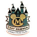 Disney Cast Member Theme Parks M Castle Pin