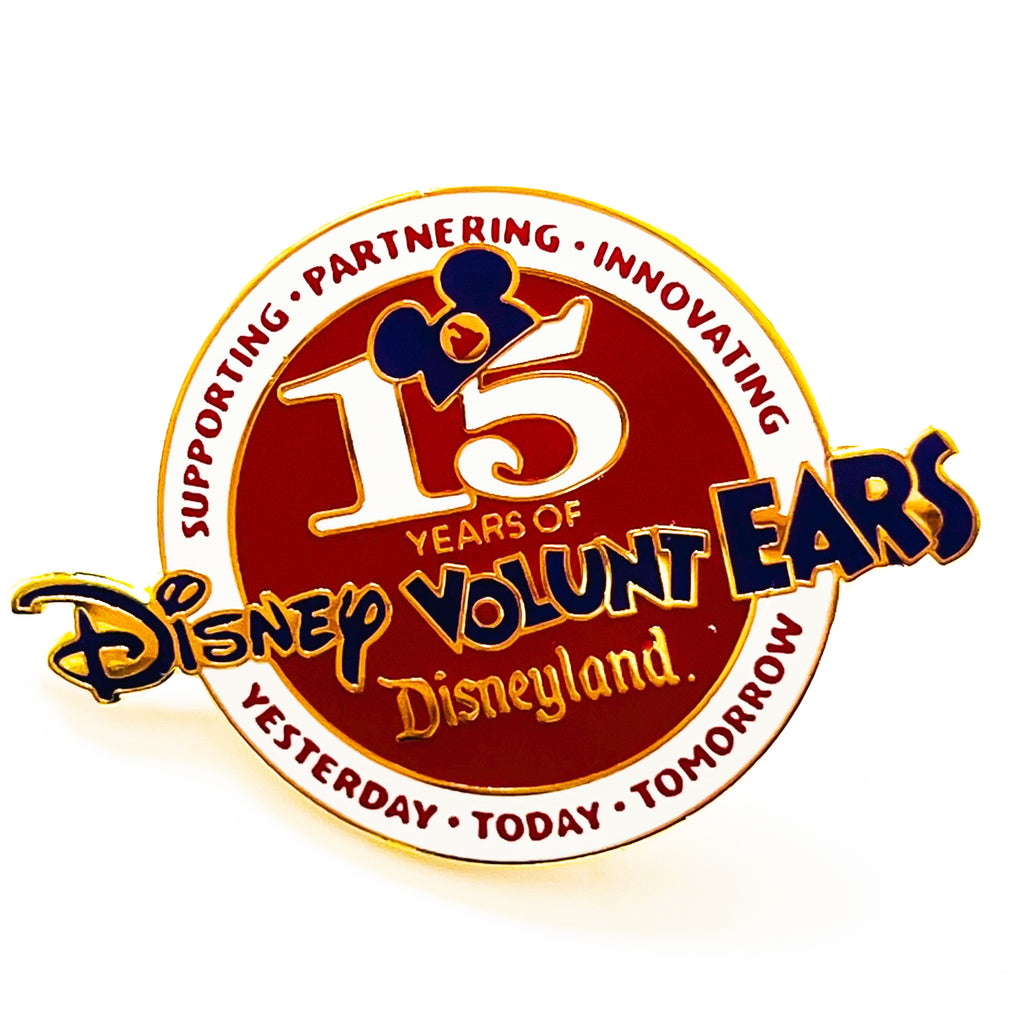 Disney 15 Years of Disney Volunt EARS Pin