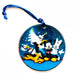 Disney 1997 Disney Store 10th Anniversary Porcelain Disk Christmas  Ornament