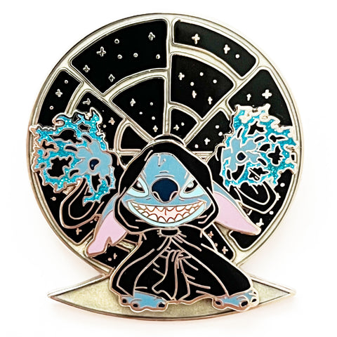 Star Wars Stitch As Emperor Palpatine Disney Pin