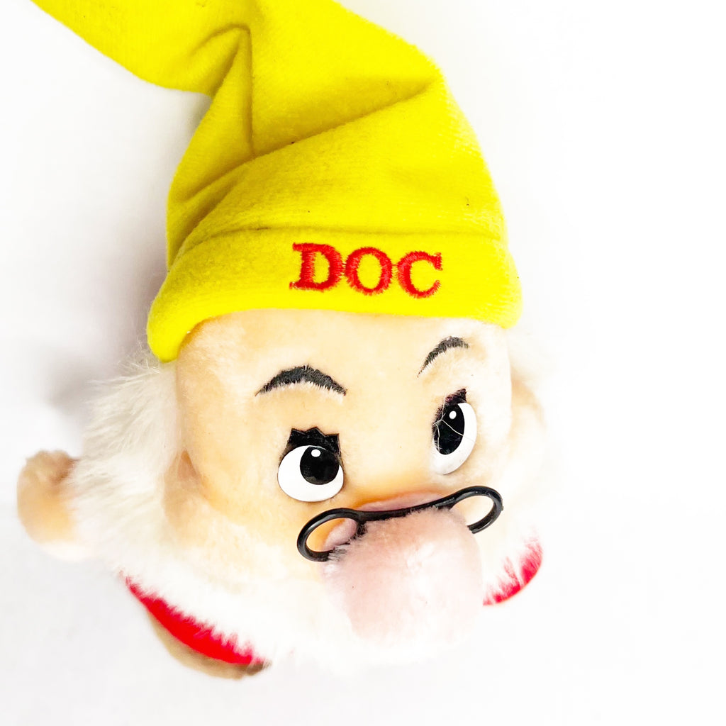 Vintage Disneyland Walt Disney World Doc Snow White Dwarf Stuffed