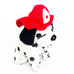 Oriental Trading Dalmatian Red Fire Hat Puppy Stuffed Firefighter Dog Plush