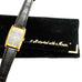 Disneyland Resort Cast Member CMO Mickey Mouse Gold and Black Genuine Leather Watch