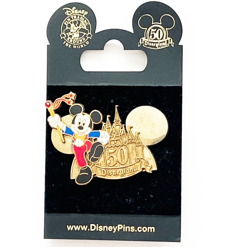 Disney Mickey Mouse 50th Castle Disneyland Pin