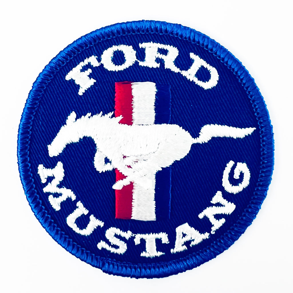 Vintage Ford Mustang Embroidered Patch