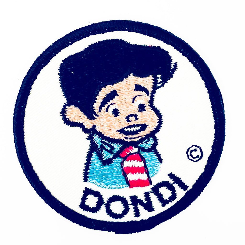 Vintage Dondi Character Sew On Embroidered Patch