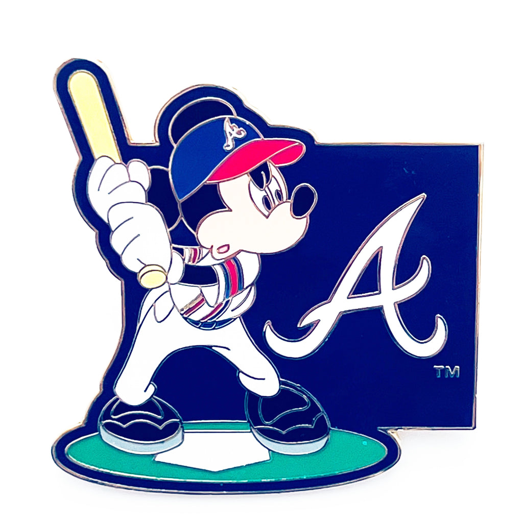 Disney World Major League Baseball Atlanta Braves Mickey Mouse MLB Pin