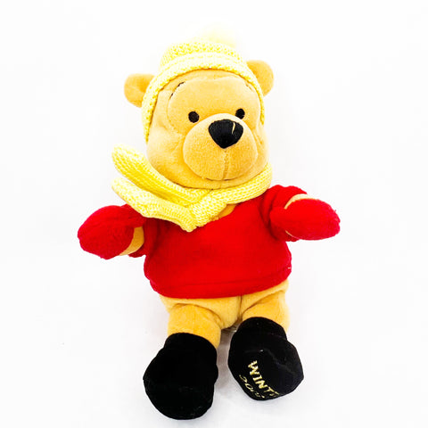 Disney Store Winter 2002 Winnie the Pooh Mini Bean Bag Plush