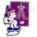 Disney Mickey Mouse MLB Anaheim Angels Baseball Pin