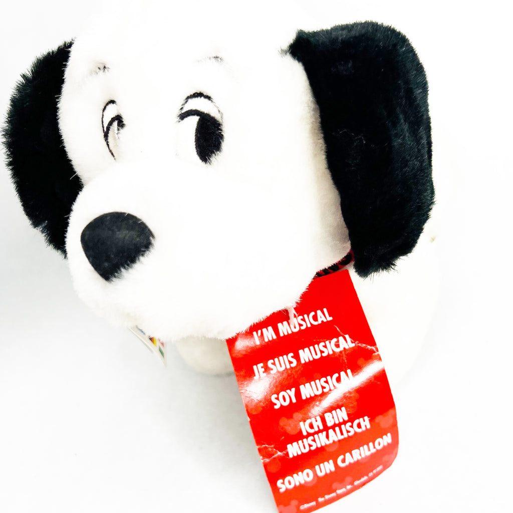 Vintage Disney 101 Dalmatians Musical Lullaby  Stuffed Toy Disney Store Plush