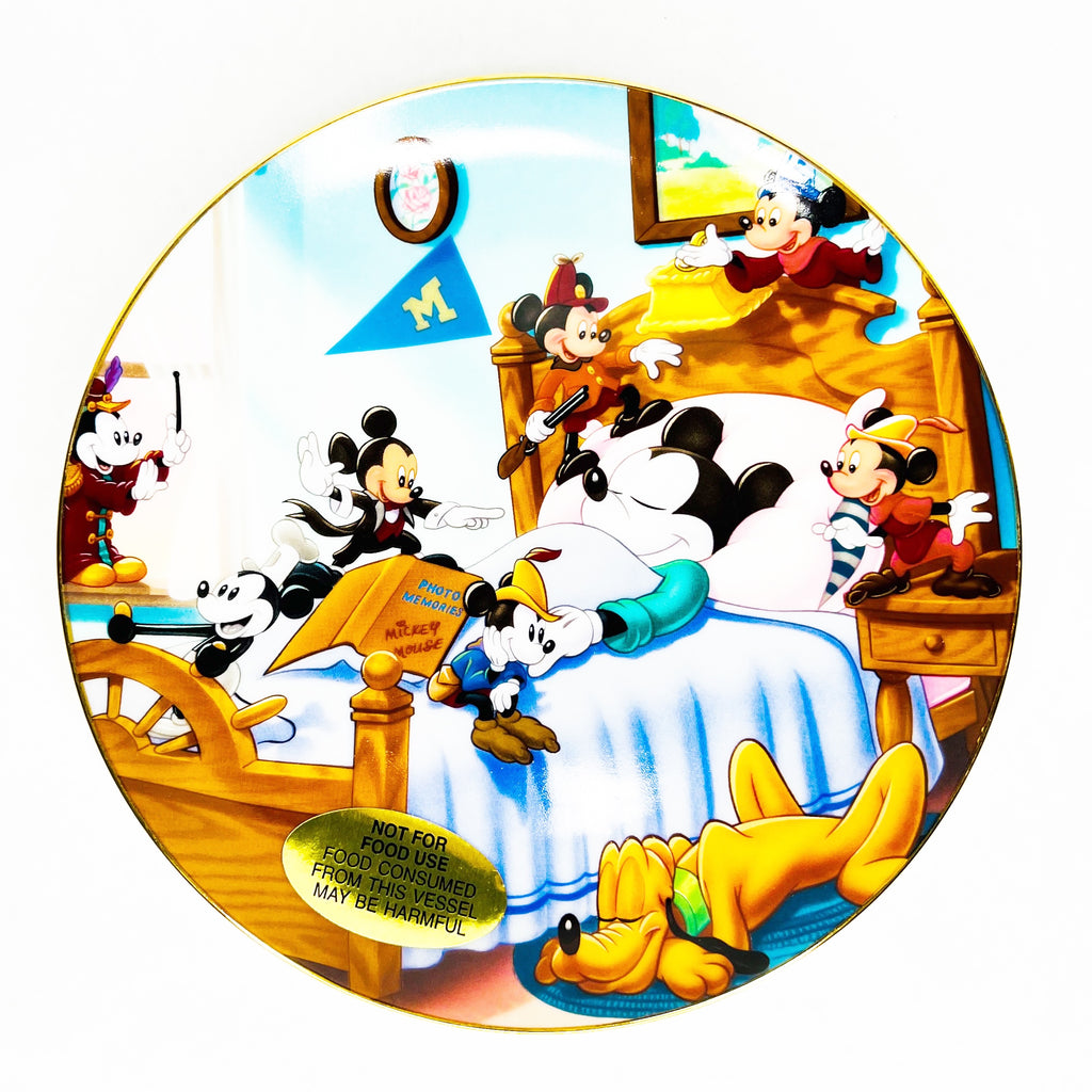 Disney Mickey Mouse Through The Years  Collectors Plate