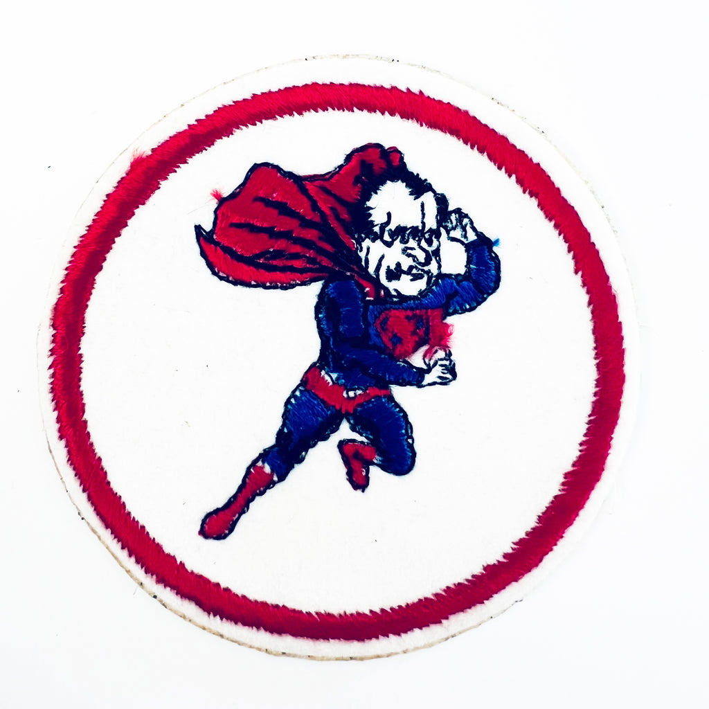 Vintage 1970 Superman Embroidered Iron On Patch