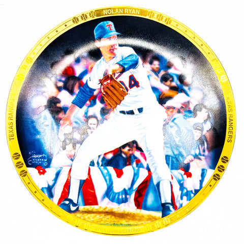 Vintage 1993 Sports Impressions Nolan Ryan 8 Still Going Strong #1312 of 7500 81/2" Limited Edition Collectors Plate