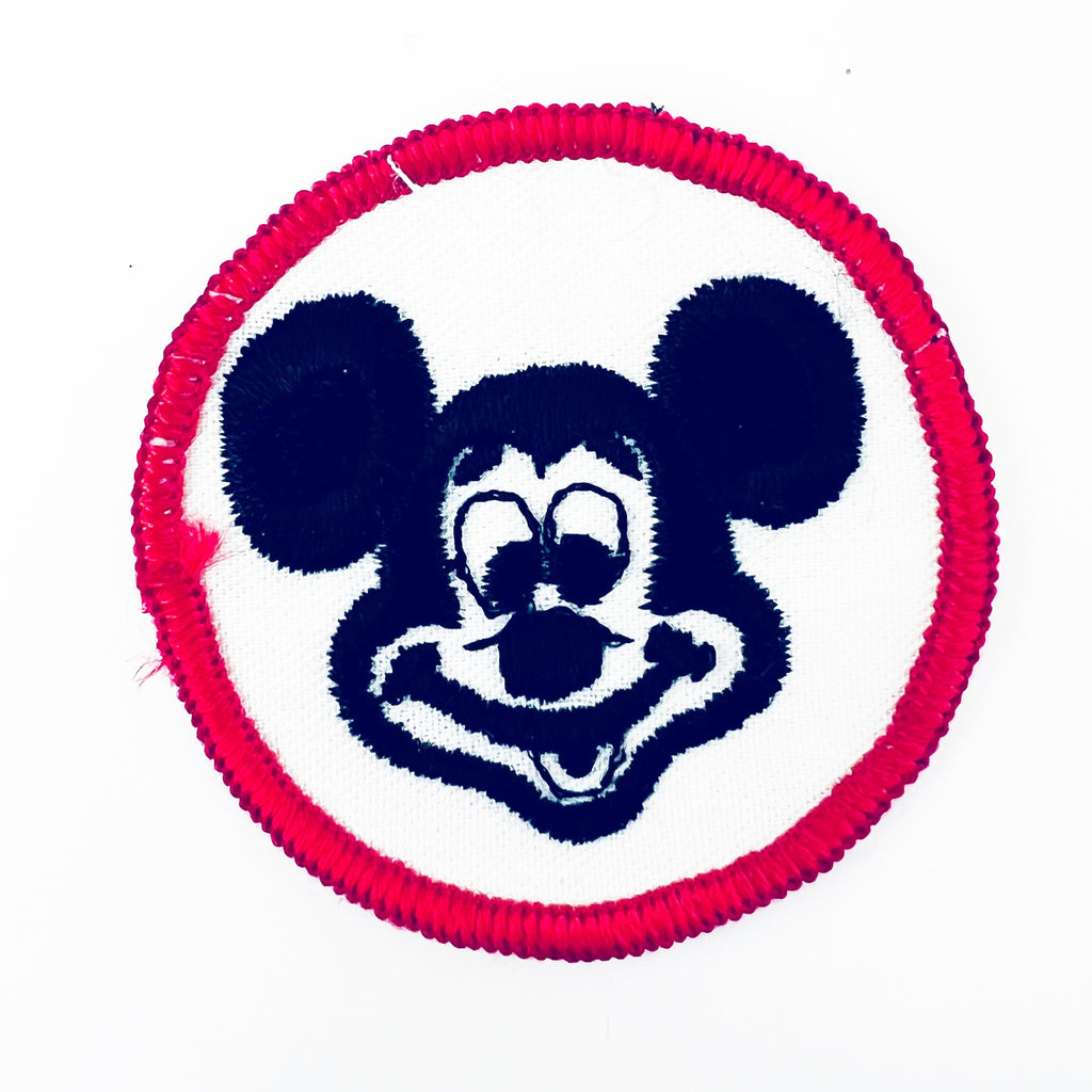 Vintage Disney Mickey Mouse Embroidered Patch