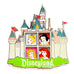 Disneyland Castle Princesses Ariel Cinderella Snow Aurora Belle Jasmine Slide Pin