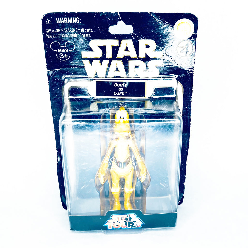 Disney Parks Star Tours Star Wars Series 4 Goofy as C-3PO Action Figure