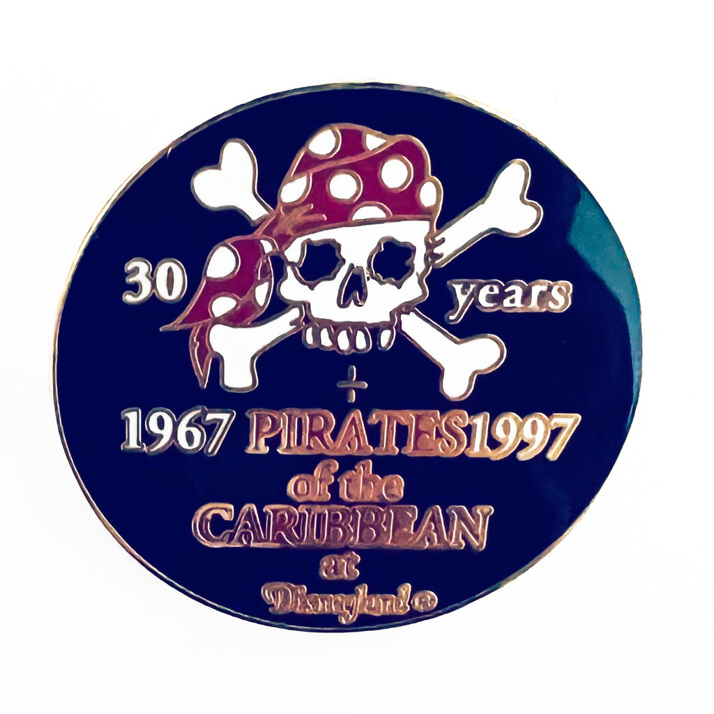 Disney Pirates of the Caribbean 30th Anniversary 1997 Pin