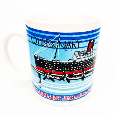 Vintage Queen Mary and Spruce Goose Coffee Souvenir Mug