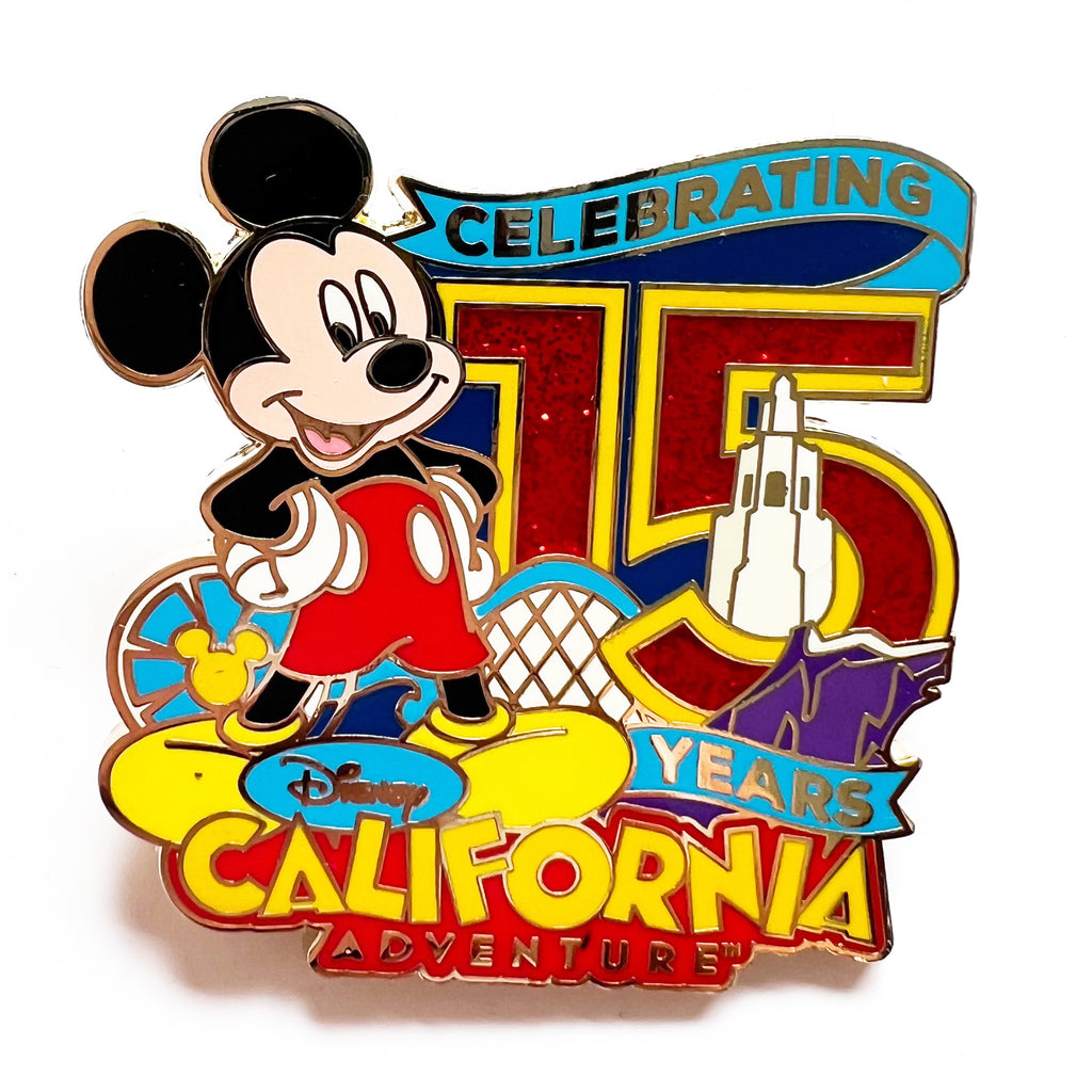 Disney Cast Exclusive Celebrating 15 Years California Adventure Pin