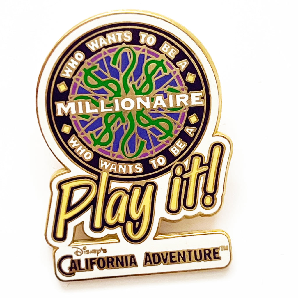 Disney California Adventure Who Wants to be a Millionaire Play it! Pin