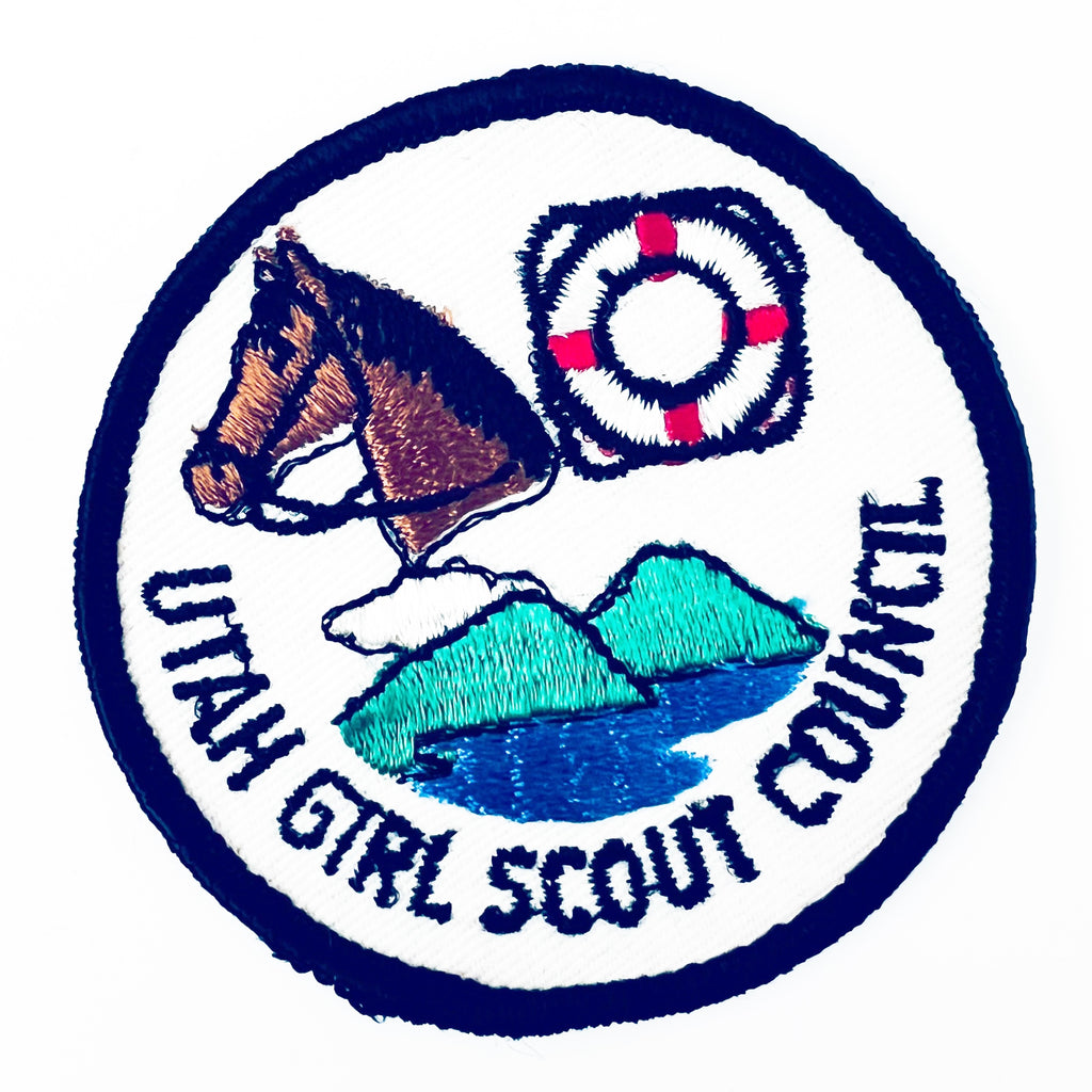 Vintage Utah Girl Scout Council Embroidered Patch