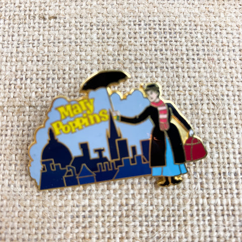 Disney Mary Poppins Skyline Umbrella Pin