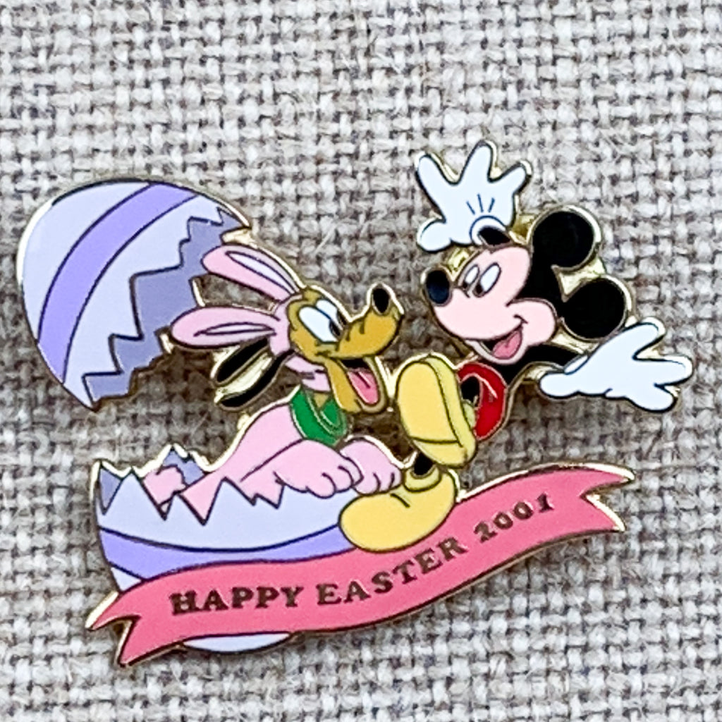 Disney Mickey & Pluto Happy Easter 2001 Limited Edition  Pin