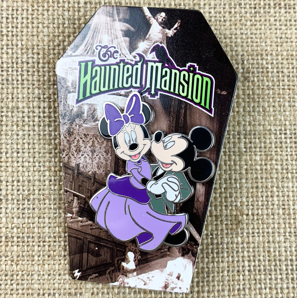 Disney Haunted Mansion Mickey & Minnie Mouse Ballroom Dancers 2008 Pin